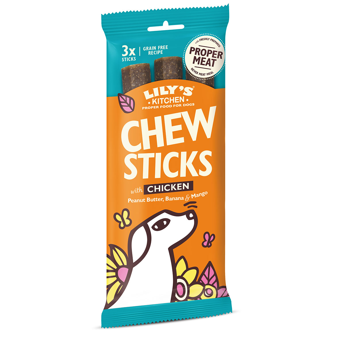 LILY'S KITCHEN Dog Chew Sticks Huhn 120g kaufen bei ZooRoyal