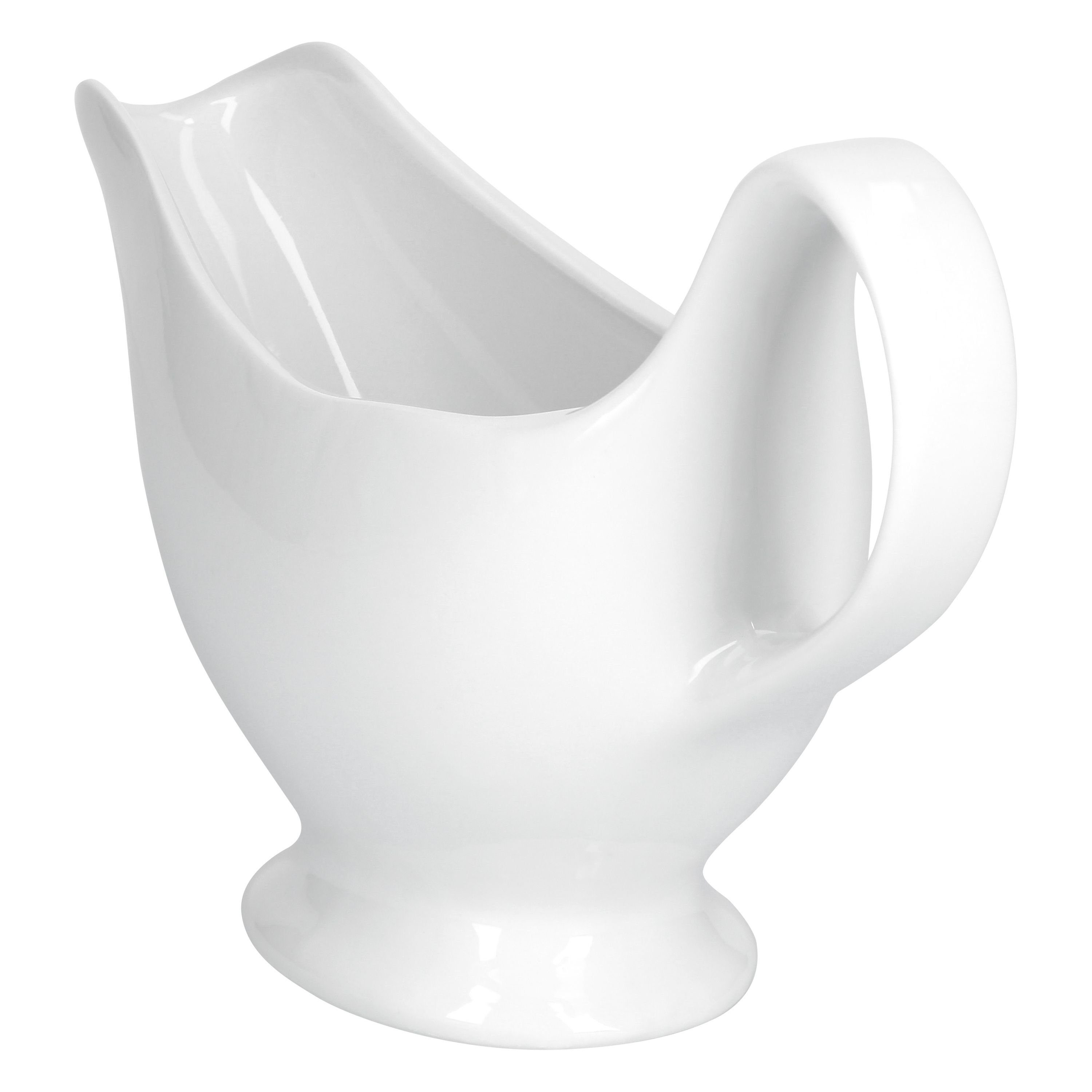 MamboCat Sauciere 2er Set Sauciere 20x7.5x12.5 cm weiß - 24302865, Porzellan