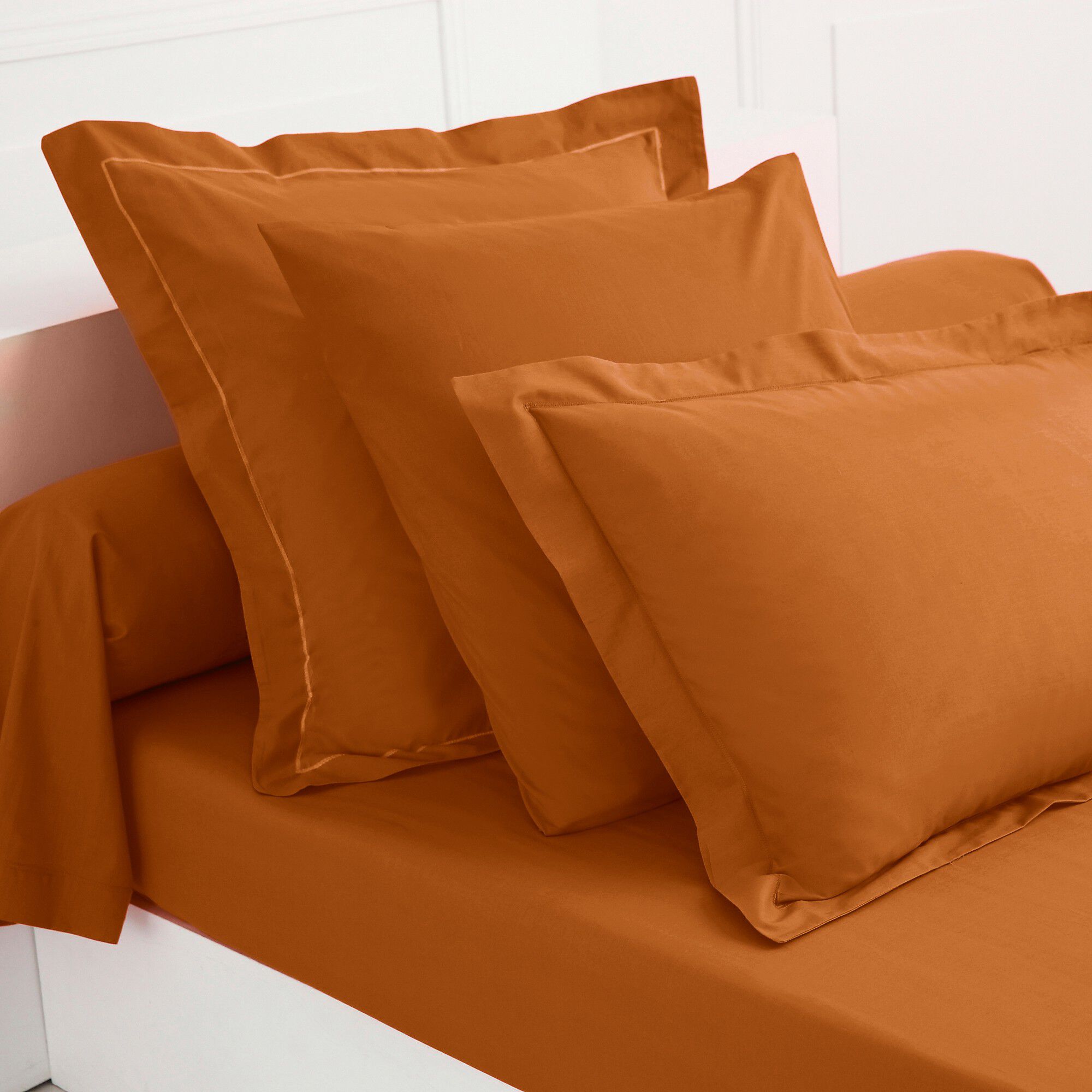 Linge de lit uni coton