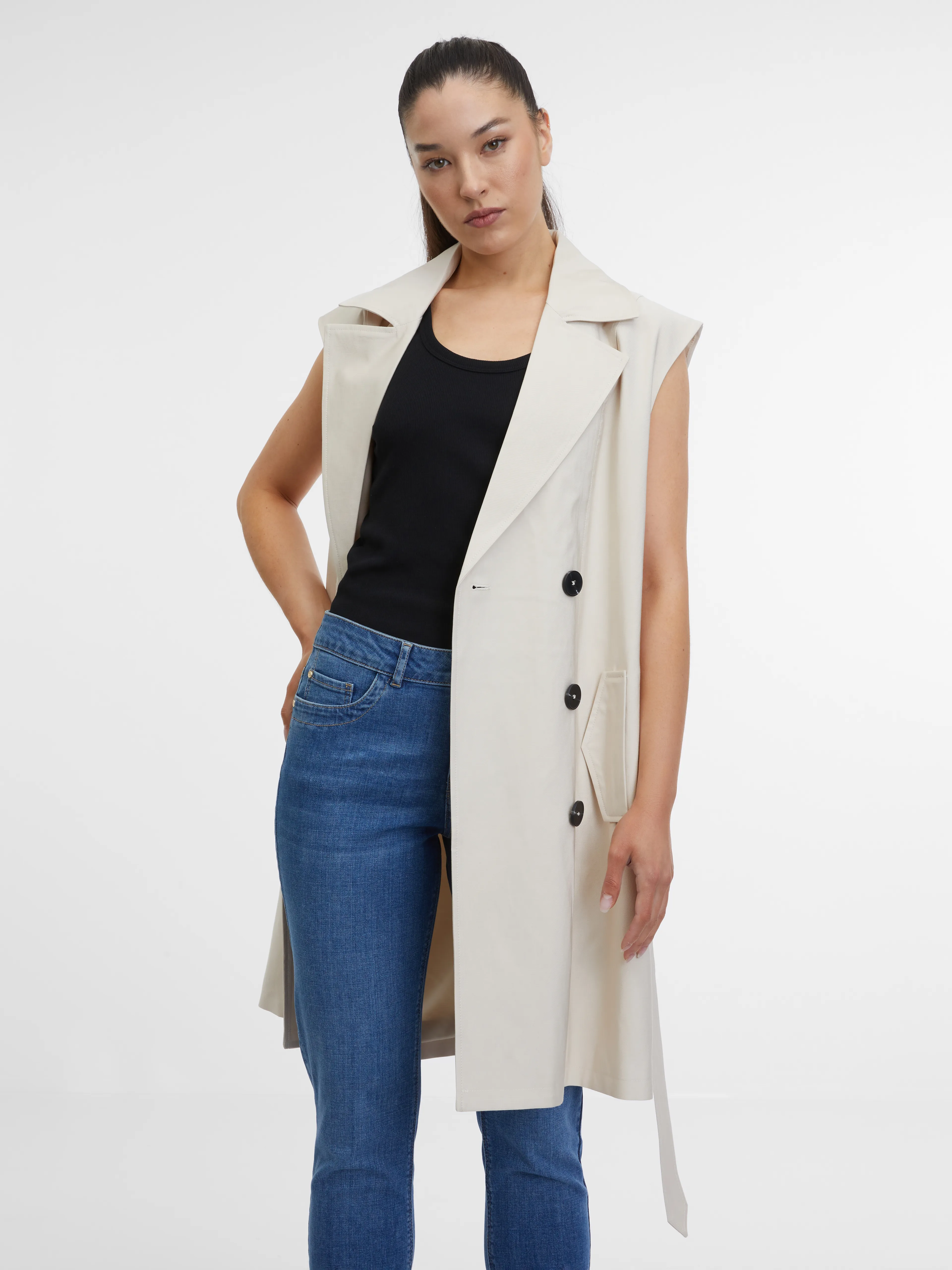 Beige Damen-Weste ORSAY