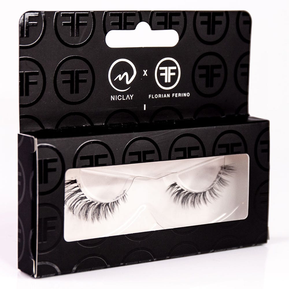NICLAY by Florian Ferino Wimpernkranz Look 1