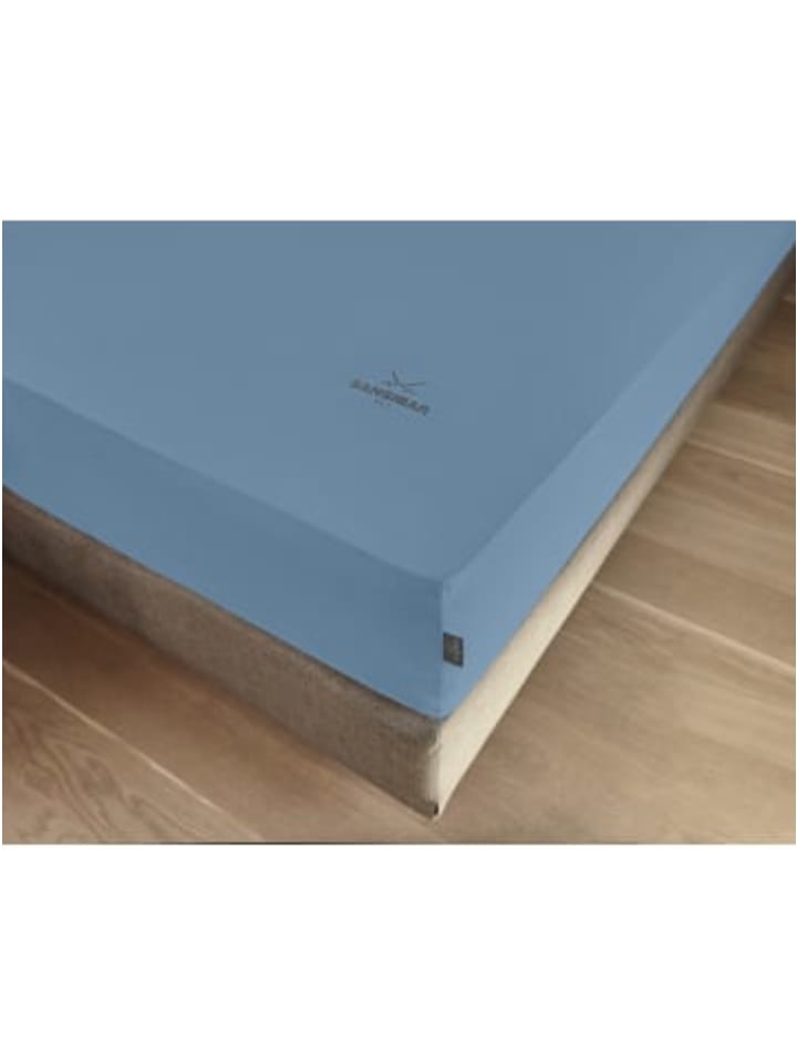 Sansibar Spannbettlaken in Blau günstig kaufen