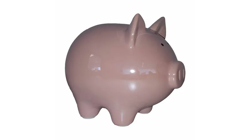 TRENDSHOP Sparschwein Uni Pearl rosa