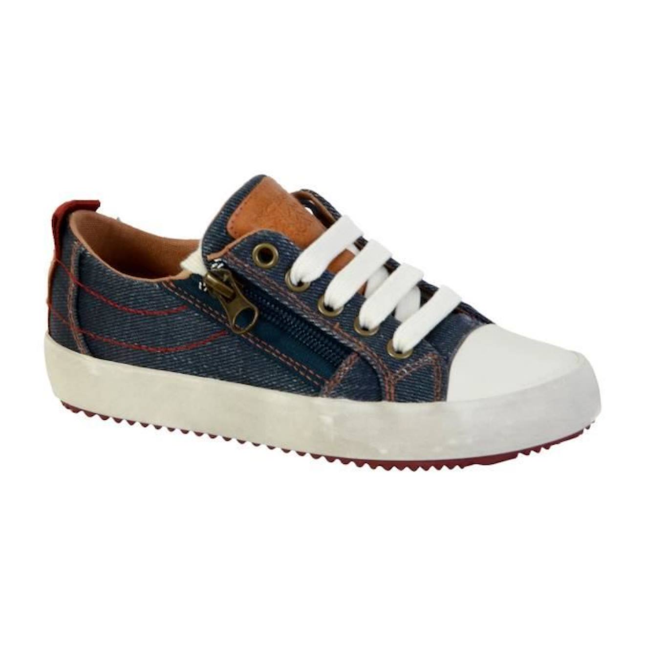 Basket Geox Enfant J Alonisso B.D bleu