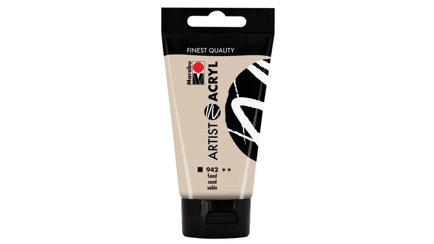 Marabu Artist Acryl, Sand 942, 75 ml 75 ml