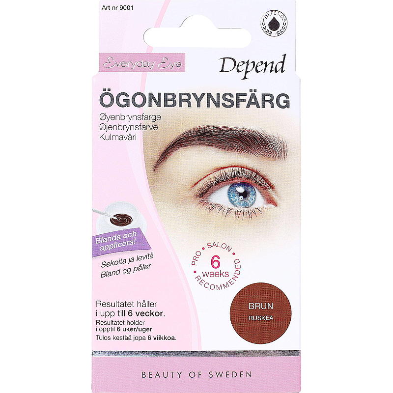 Depend Øyenbrynsfarge brun Depend