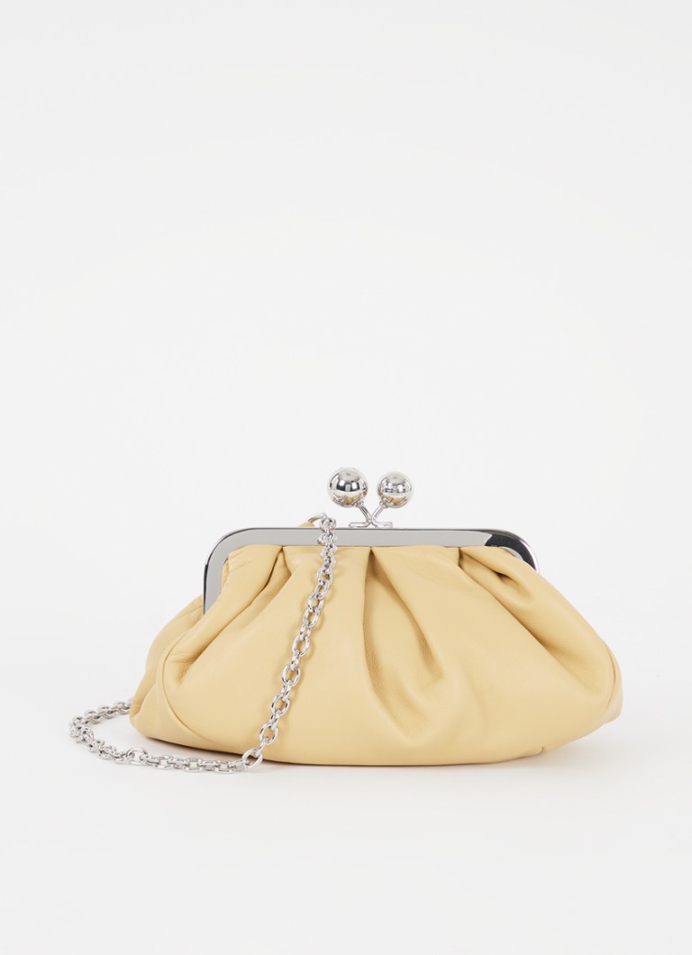 Kožená crossbody kabelka MaxMara Pasticcino Prati s odnímatelným ramenním popruhem
