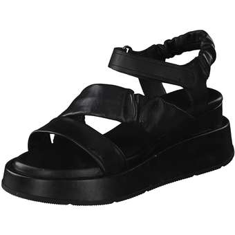 Mjus Plus Keilsandale in schwarz