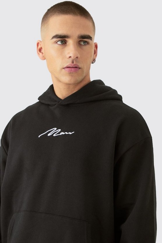 Oversize Man Signature Hoodie