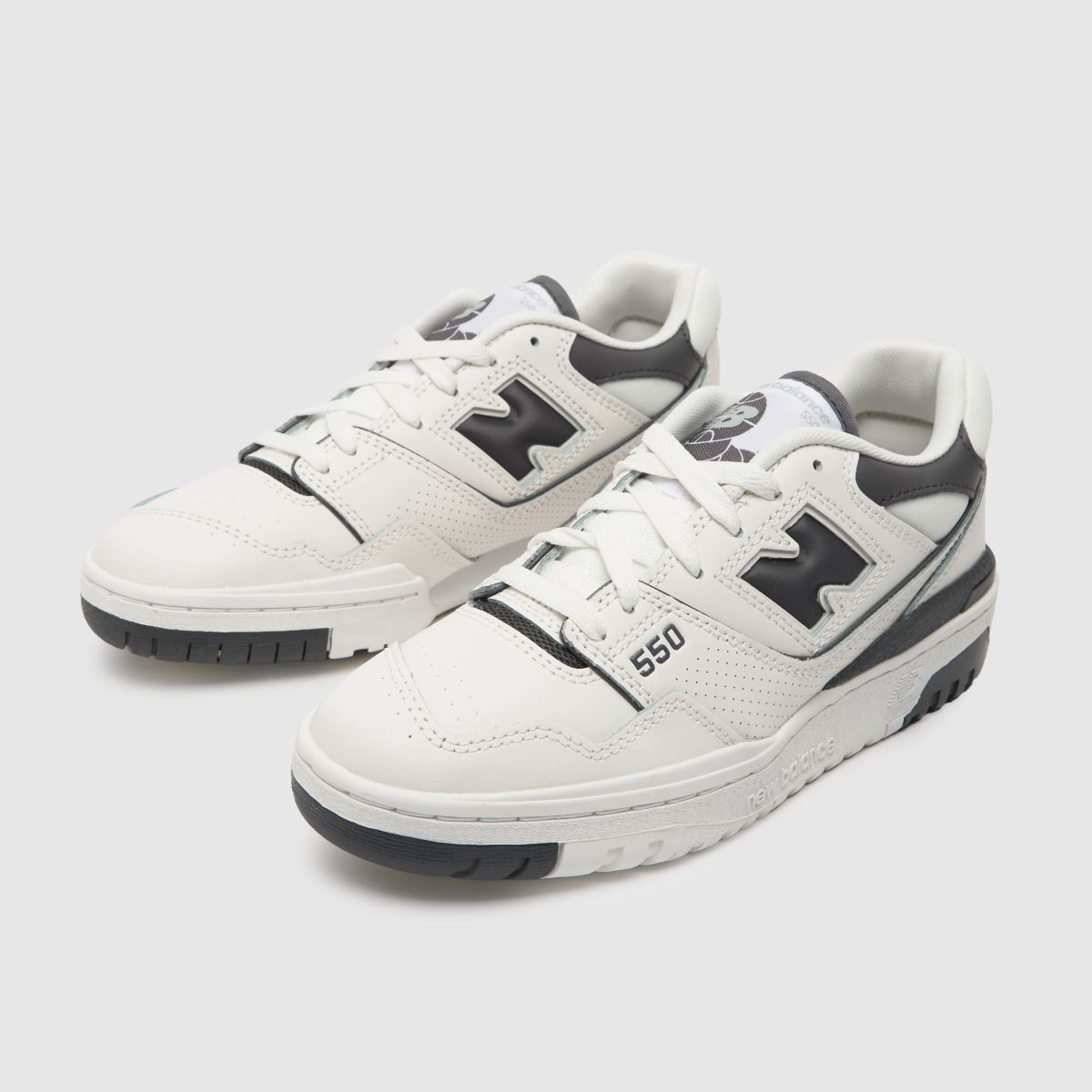 New Balance bb550 träningsskor i vitt och svart
