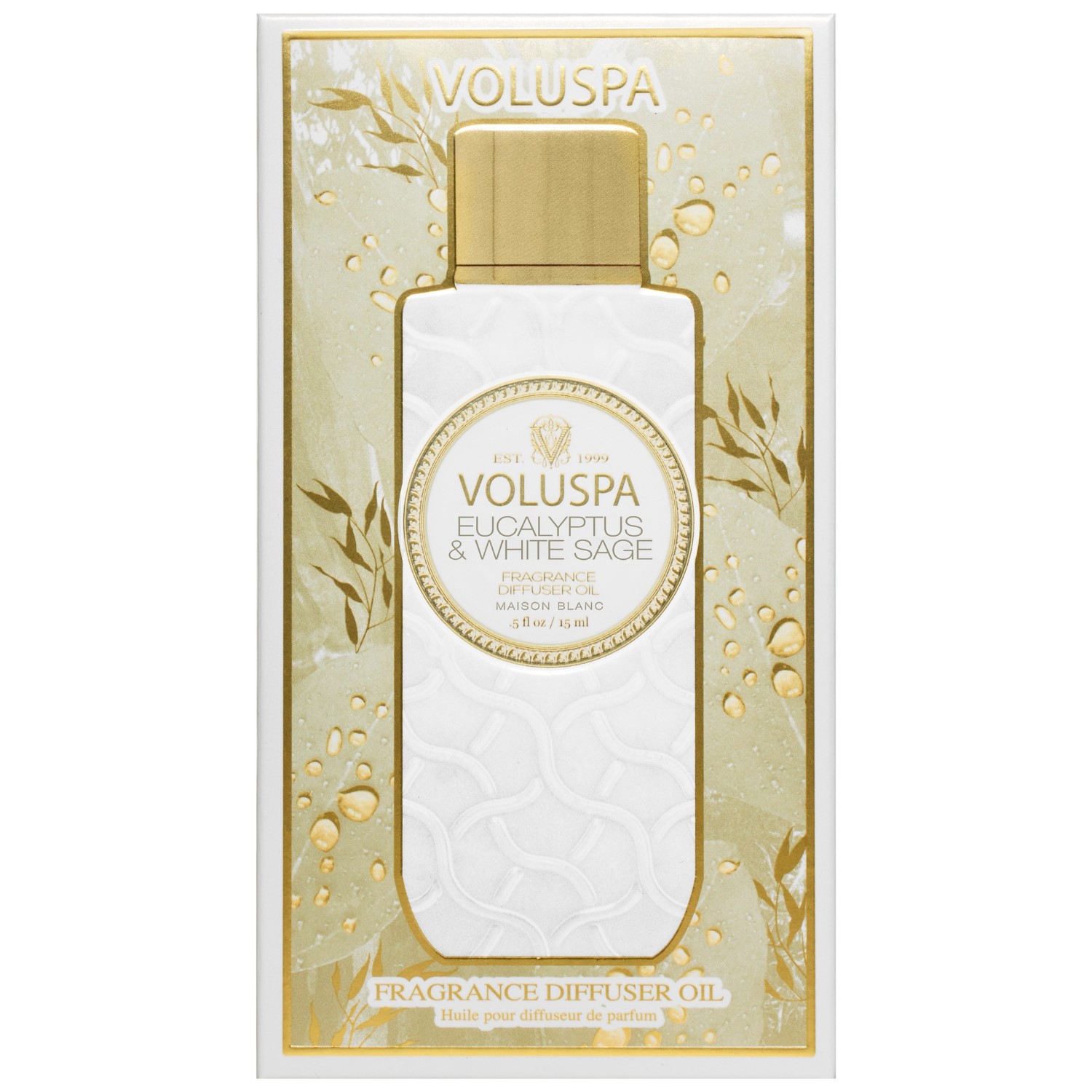 VOLUSPA Olejek do dyfuzora Eukaliptus i biała szałwia 15 ml