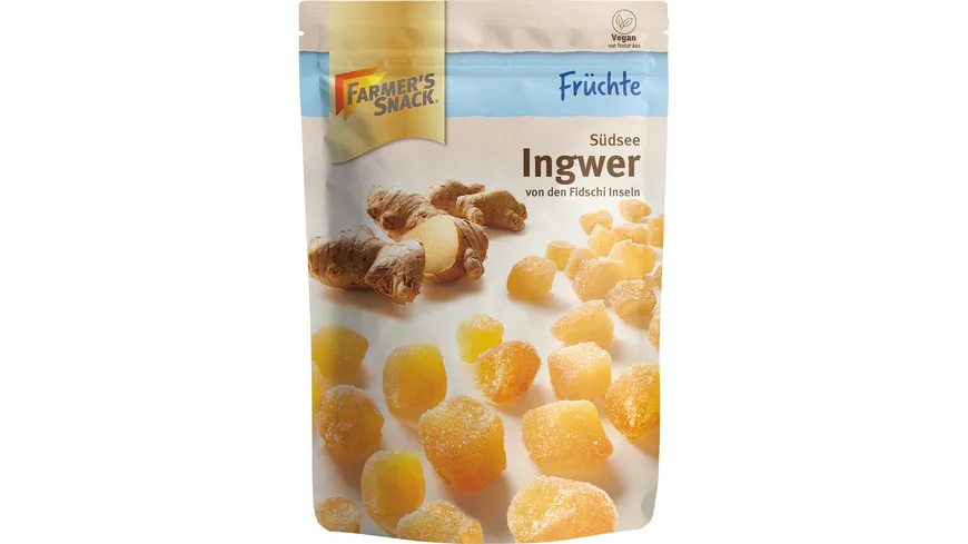 FARMER'S SNACK Südsee Ingwer von den Fidschi Inseln 200 g