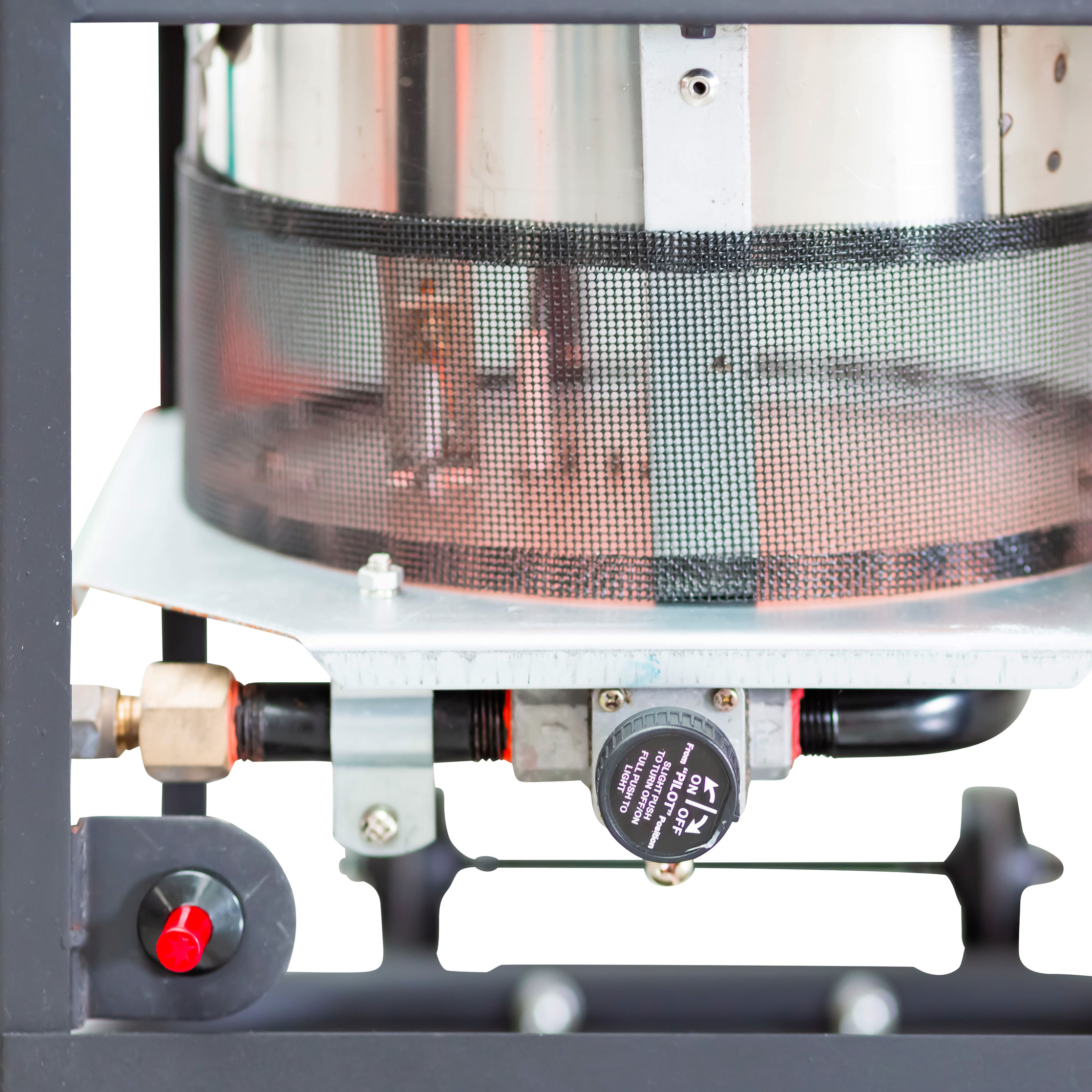 Calefactor de gas infrarrojo Metal Works 722316593 WG120I de 36 kW con calor radiante de 360°.