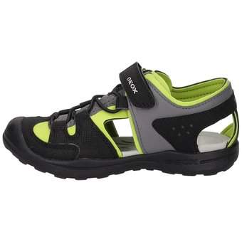 Geox J Vaniett Boy Sandale in schwarz