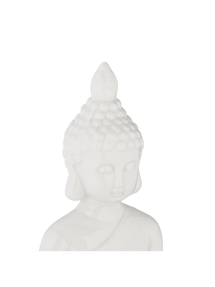 relaxdays Buddha-Figur in Weiß - (H)17 cm günstig kaufen onesize