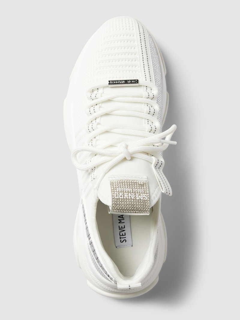 Sneaker mit Label-Detail Modell 'Maxilla' in offwhite