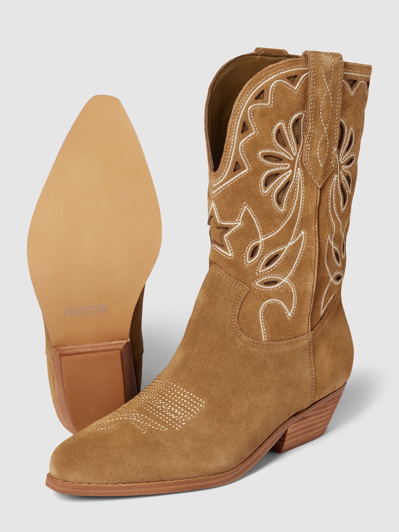 Stiefel im Cowboy-Stil Modell 'GINNIE' in beige