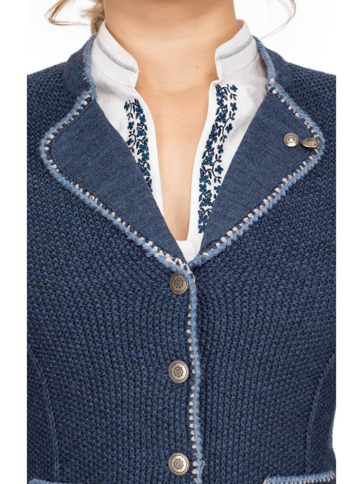Spieth & Wensky Strickjacke AILEEN in jeansblau günstig kaufen
