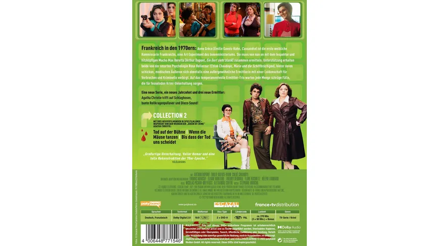 Agatha Christie: Mörderische Spiele - Die 70er. Collection 2  [2 DVDs]