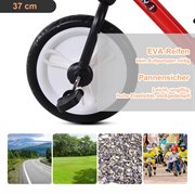 HOMCOM Kinder Laufrad, Lauflernrad, Kinderfahrrad, 2-in-1, Kinderrad mit Stützrädern und Pedalen, 2-5 Jahre, Sitzhöhenverstellbar, PP, Rot, 85 x B36 x H54 cm