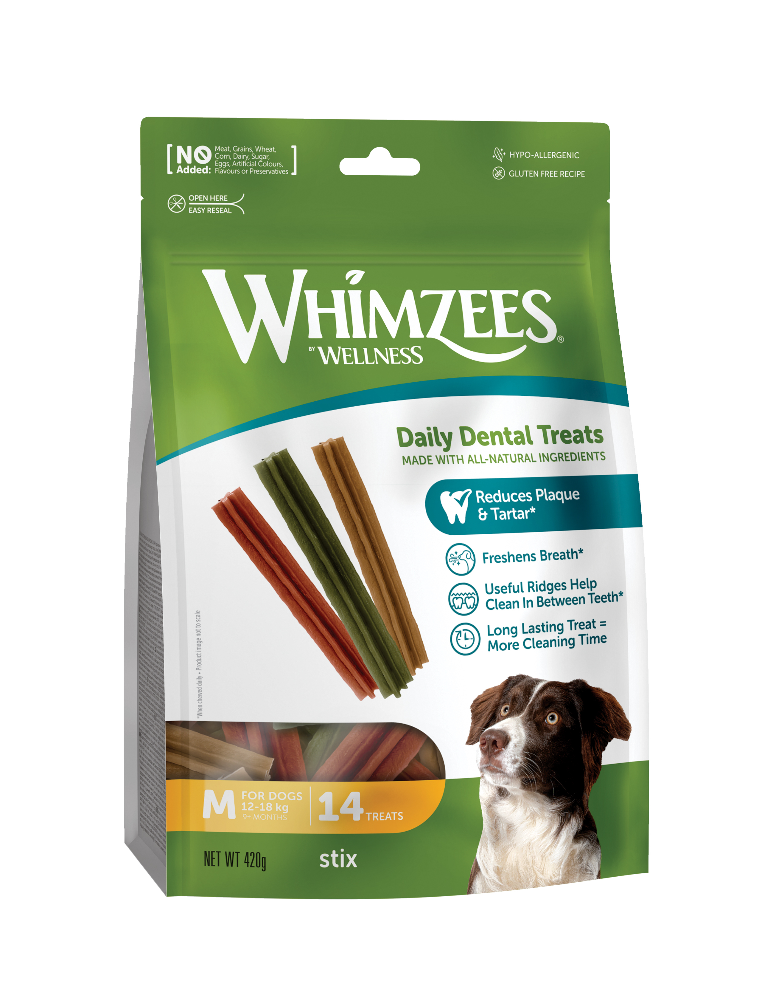 WHIMZEES Snacks WHIMZEES Zahnpflegesnacks Stix 12+2 Stück