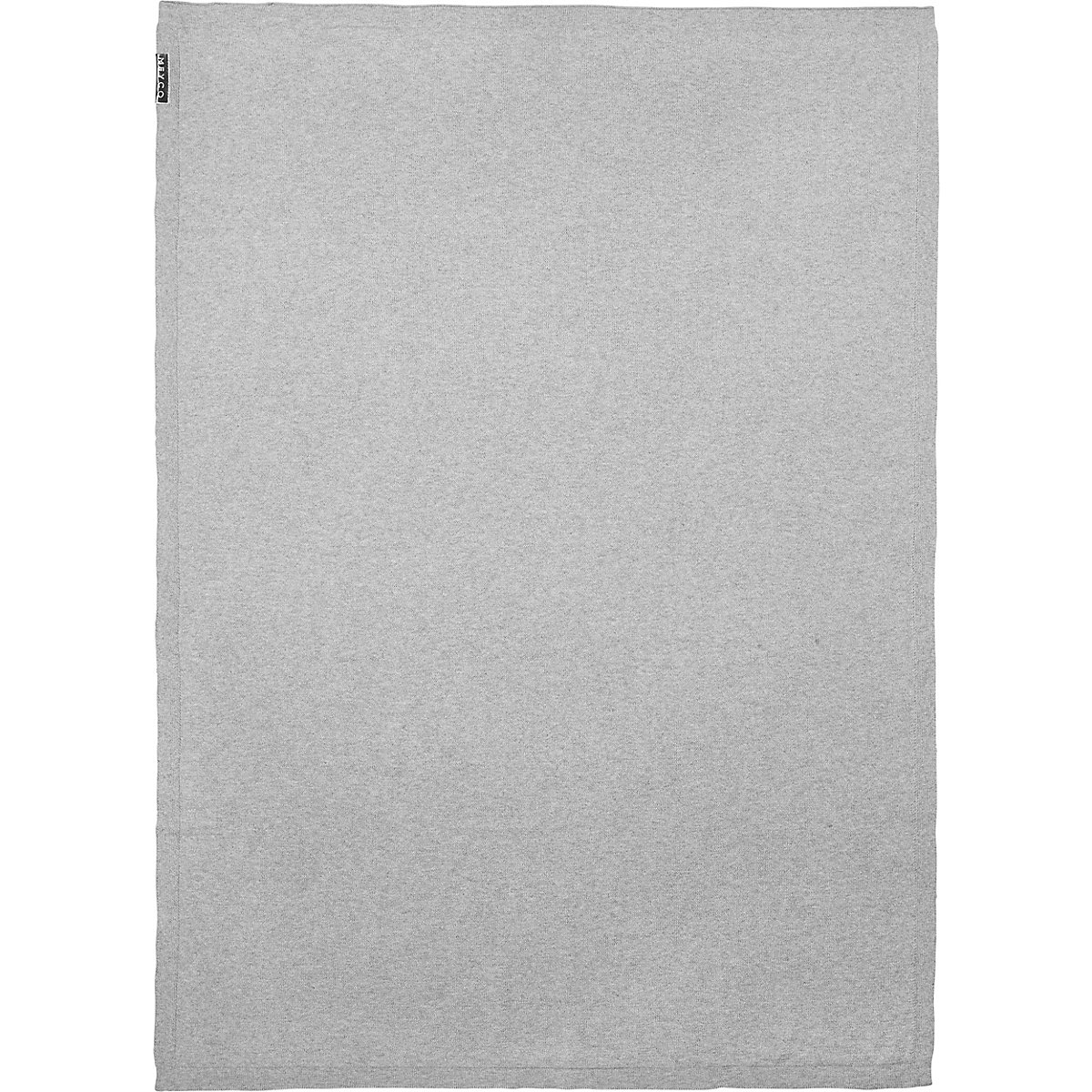 Kinderdecke Knit Basic, grau, 75 x 100 cm