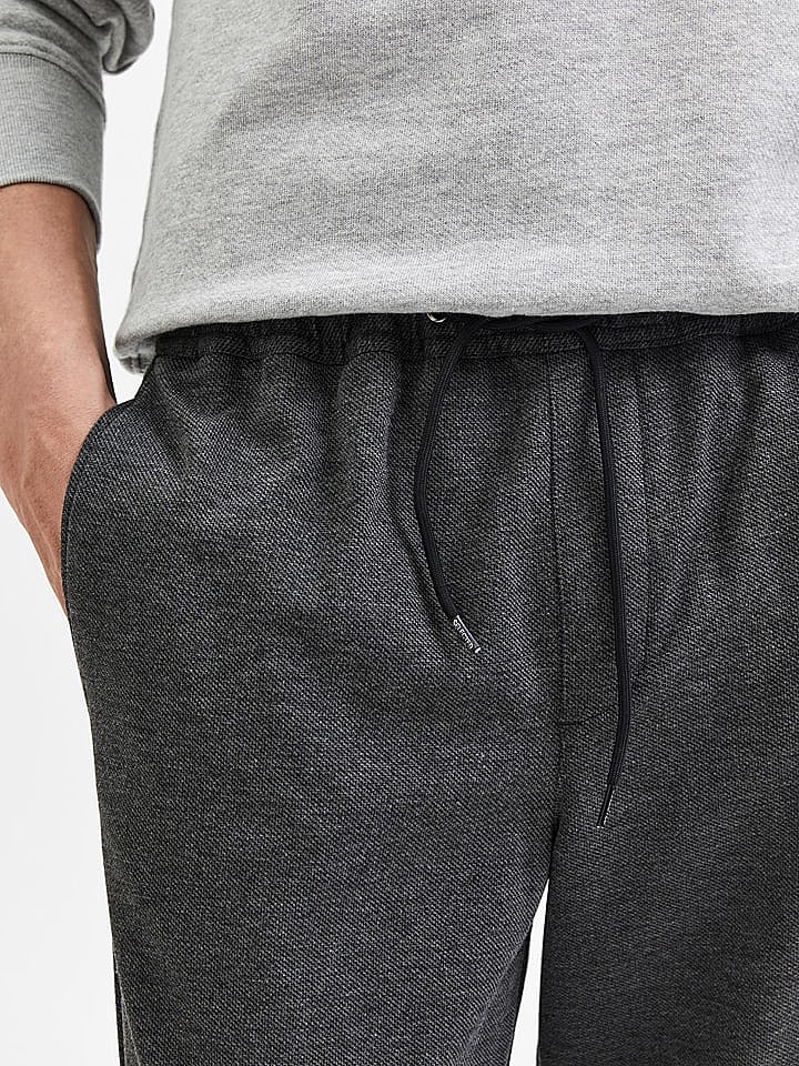SELECTED HOMME Sweathose in Anthrazit günstig kaufen S