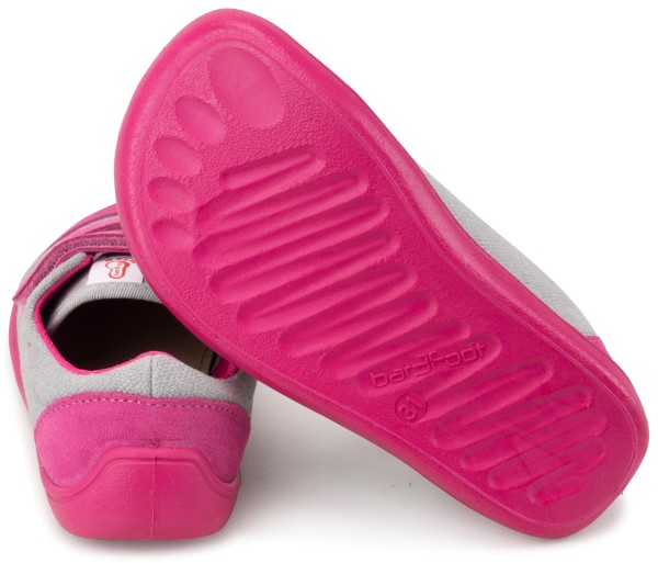 bar3foot Elf ~ Denver LowCut Sneaker ~ Grau/Pink