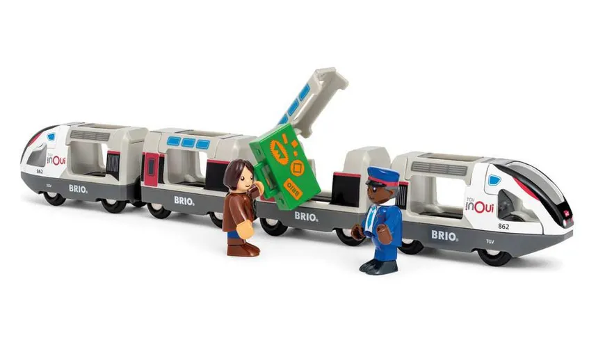 BRIO Bahn - 36087 Trains of the World TGV Hochgeschwindigkeitszug, Spielzeuglok