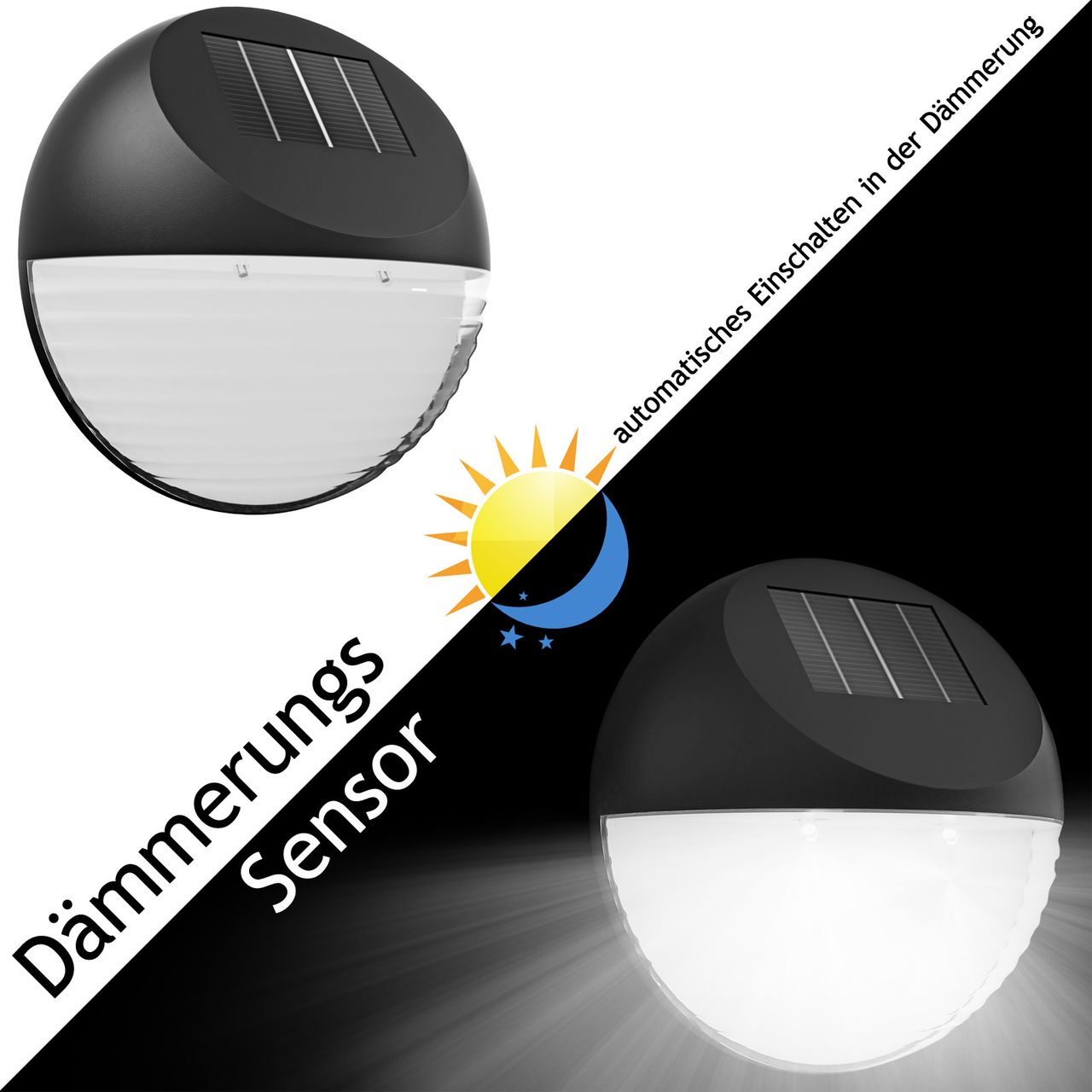Casaria Deuba Solarleuchten für Außenbereich - 6er Set