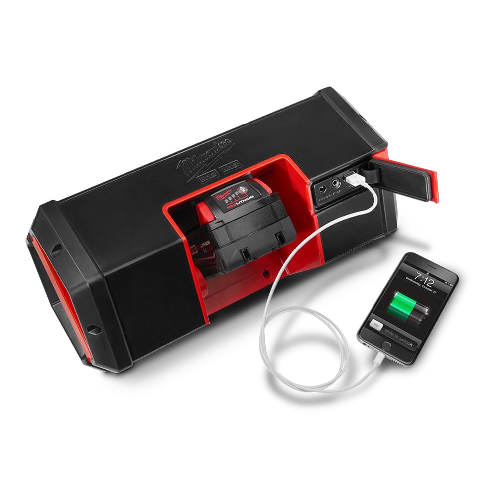 Caixa de som Bluetooth MILWAUKEE 12V/18V, modelo M12-18JSSP-0