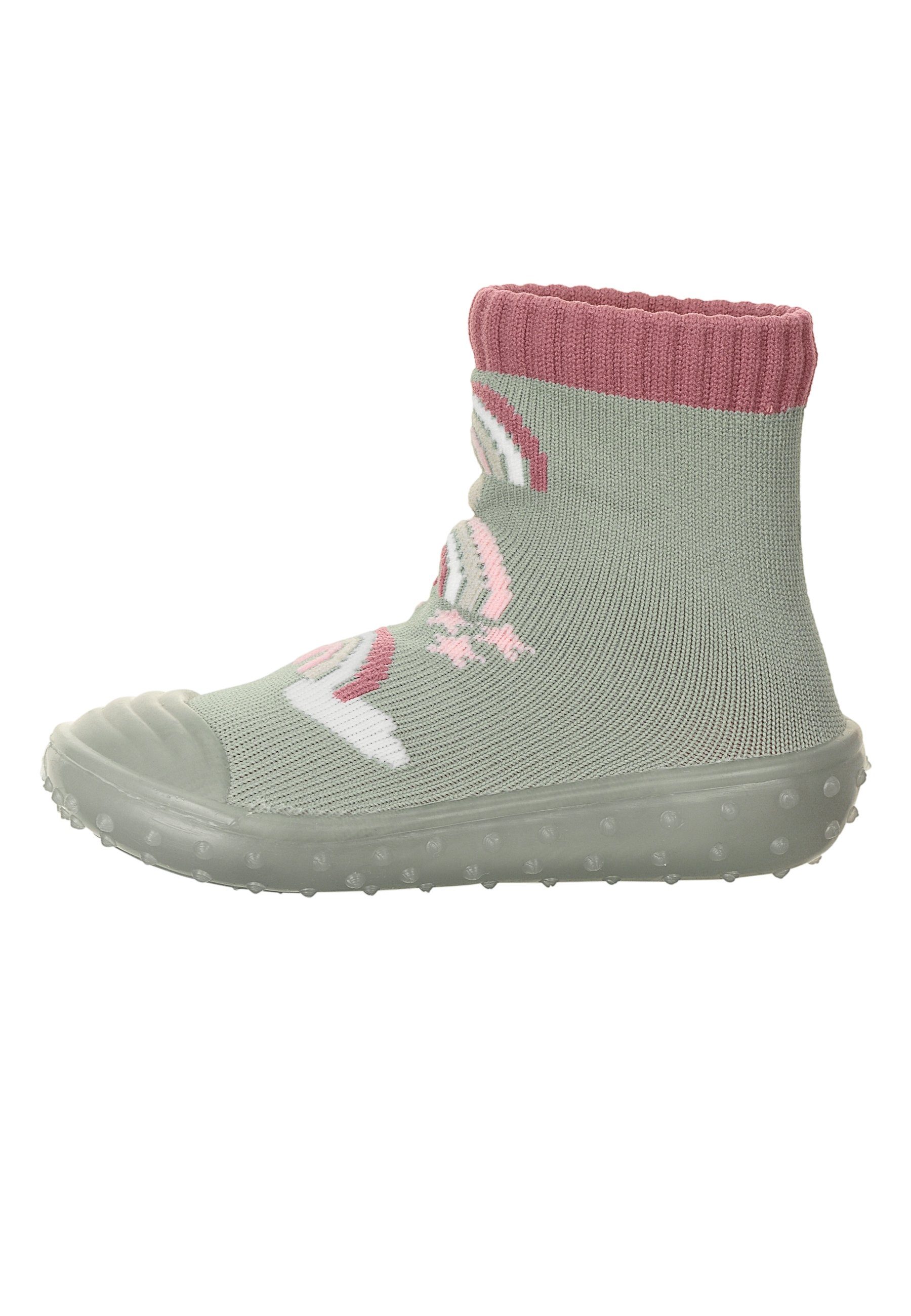 Sterntaler® Basicsocken Adventure-Socks Regenbogen (Fliesensocken mit Anti-Rutsch-Sohle und süßen Motiven) Rutschsocken mit Vollplüsch im Sohlenbereich, ABS- Söckchen