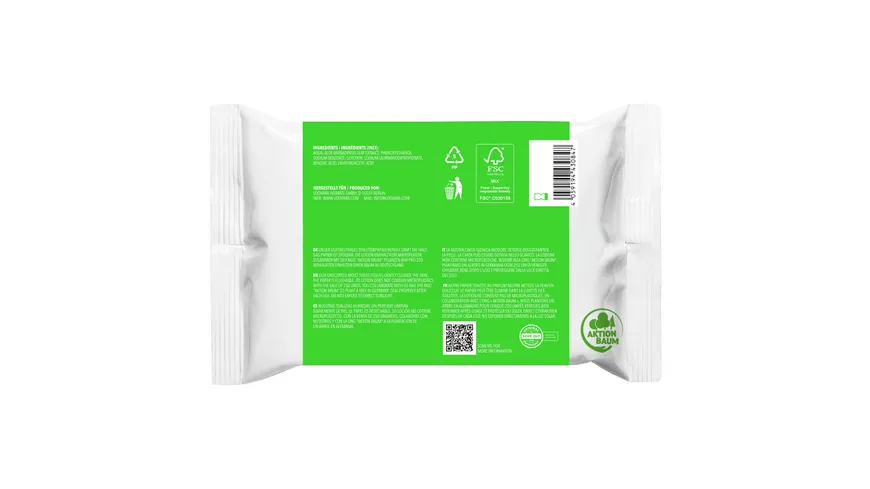 Loovara Feucht & Frisch Parfümfrei Feuchtes Toilettenpapier