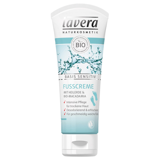 LAVERA basis sensitiv Fußcreme  75 ml  Creme