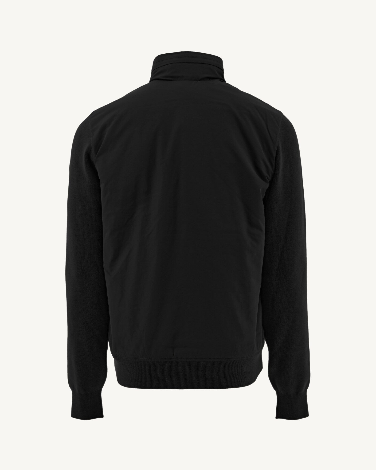 Veste à capuche bi-matière Noir Bardenas