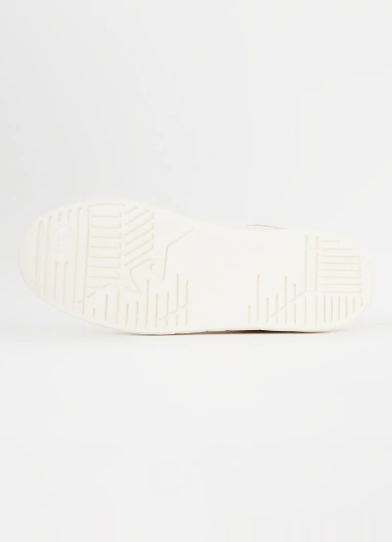 Sneakers Emporio Armani in pelle con dettagli in camoscio