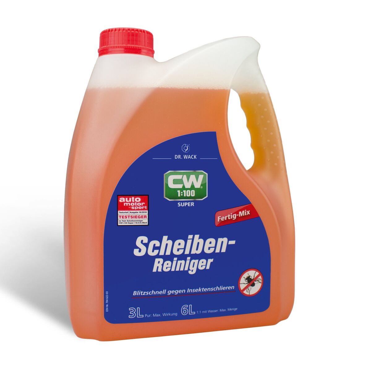 Dr. Wack CW 1:100 Super Scheibenreiniger Fertig-Mix 3L