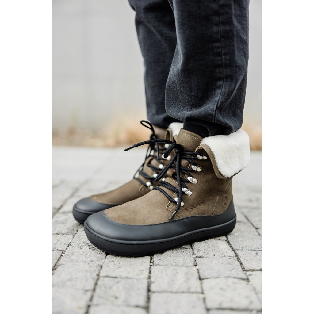 Shapen Lynx 2.0 Dark Green Winterbarfußschuhe