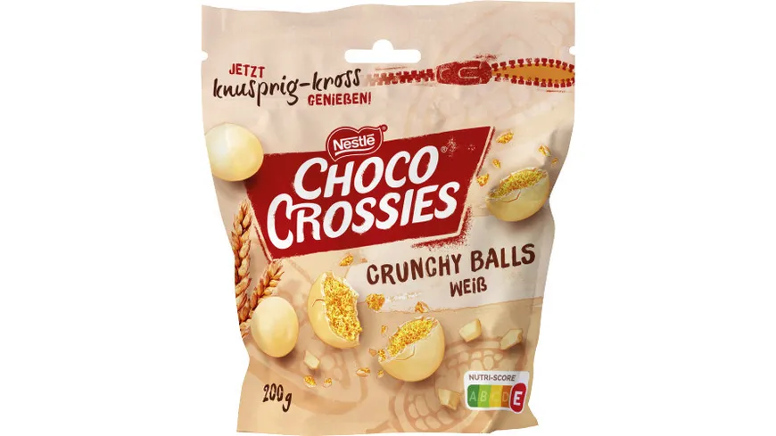 Nestlé Choco Crossies Crunchy Balls Weiß 200 g