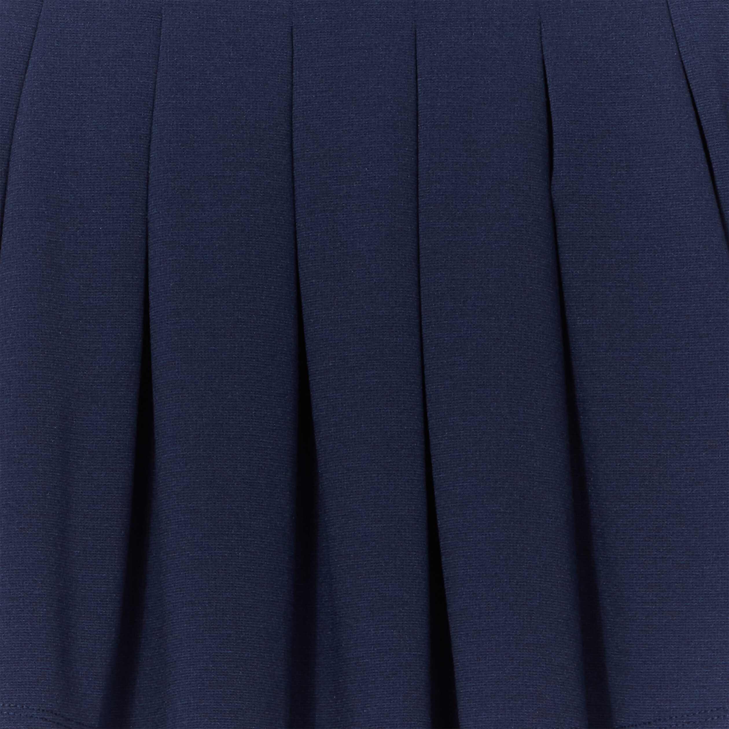 Jupe courte patineuse plissée bleu marine fille | La Halle
