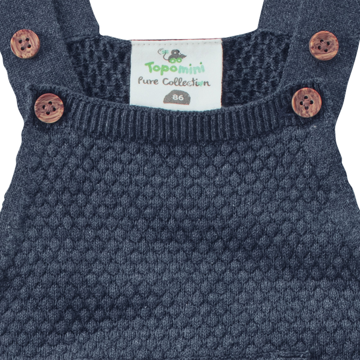 Baby Stricklatzhose mit Kängurutasche