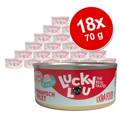Lucky Lou Extrafood in Jelly 18 x 70 g