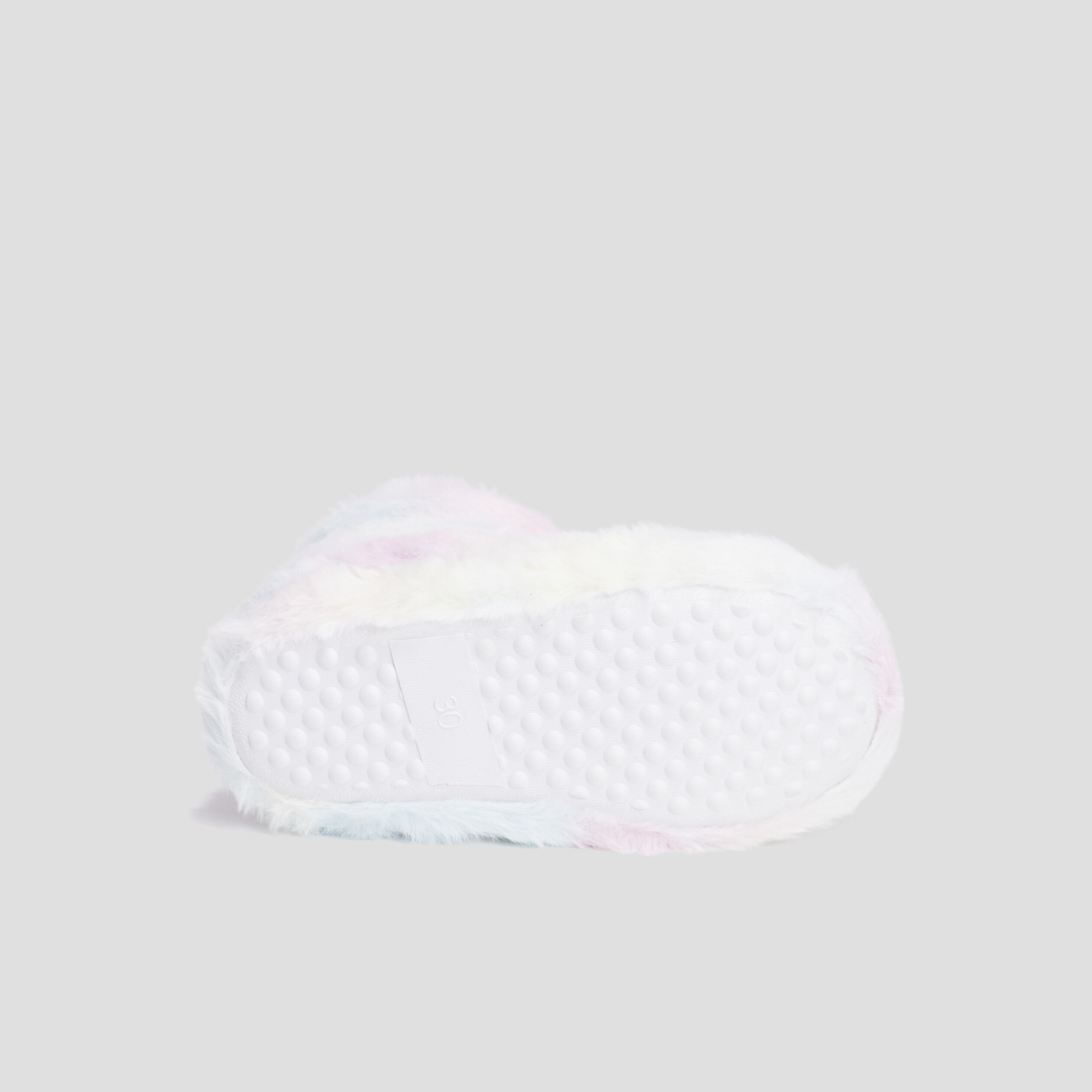 Chaussons bottines fourrure multicolore fille | La Halle