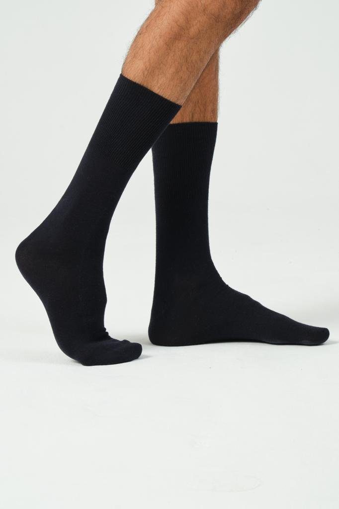 NERS Diabetikersocken für Damen und Herren aus hochwertiger weicher Baumwolle und ohne Gummi (6 Paar) Ohne elastischen Bund für Sensible Füße