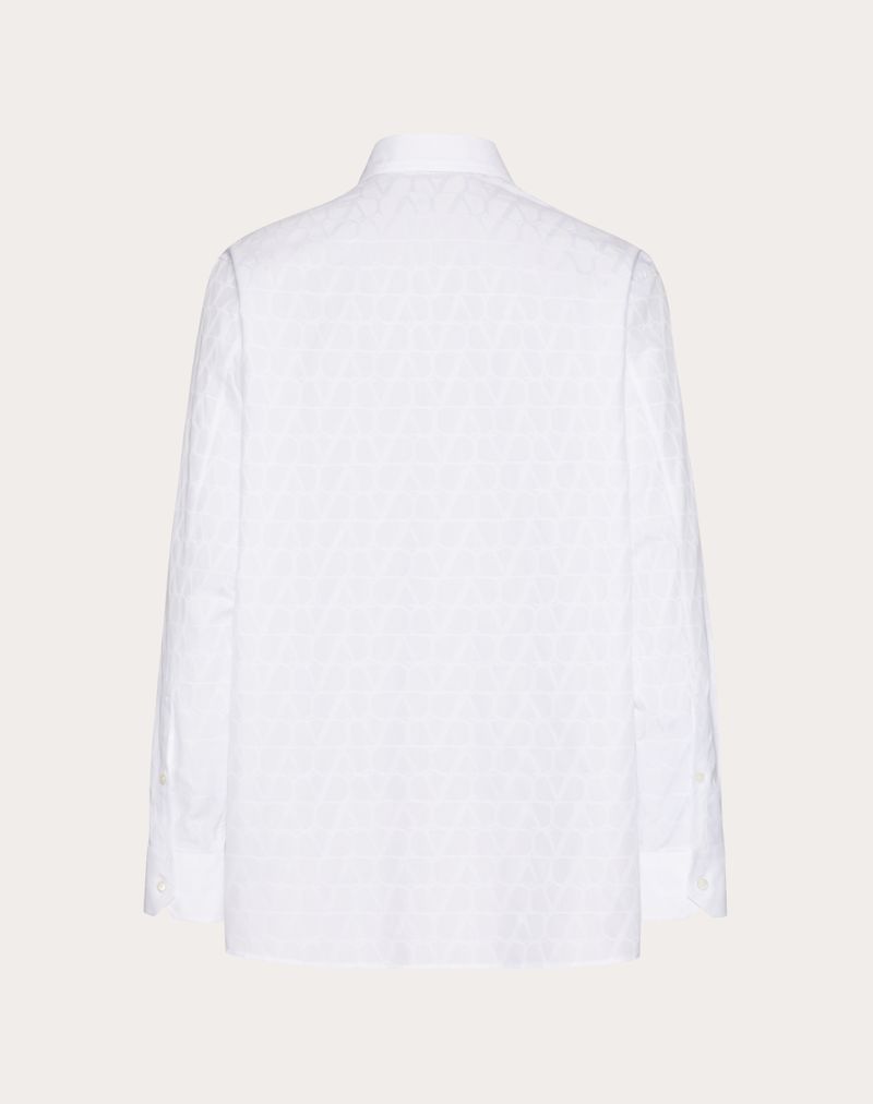 Camisa de algodão popeline com estampa Iconographe Toile