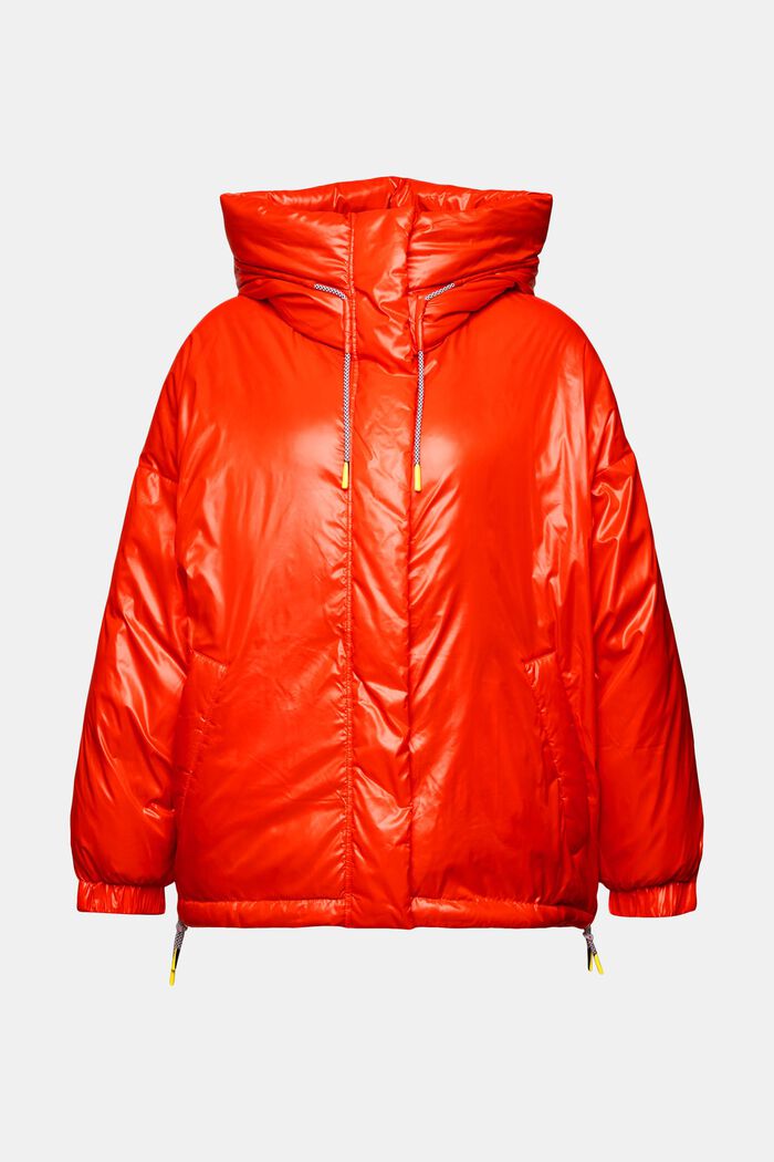 Steppjacke in Glanzoptik
