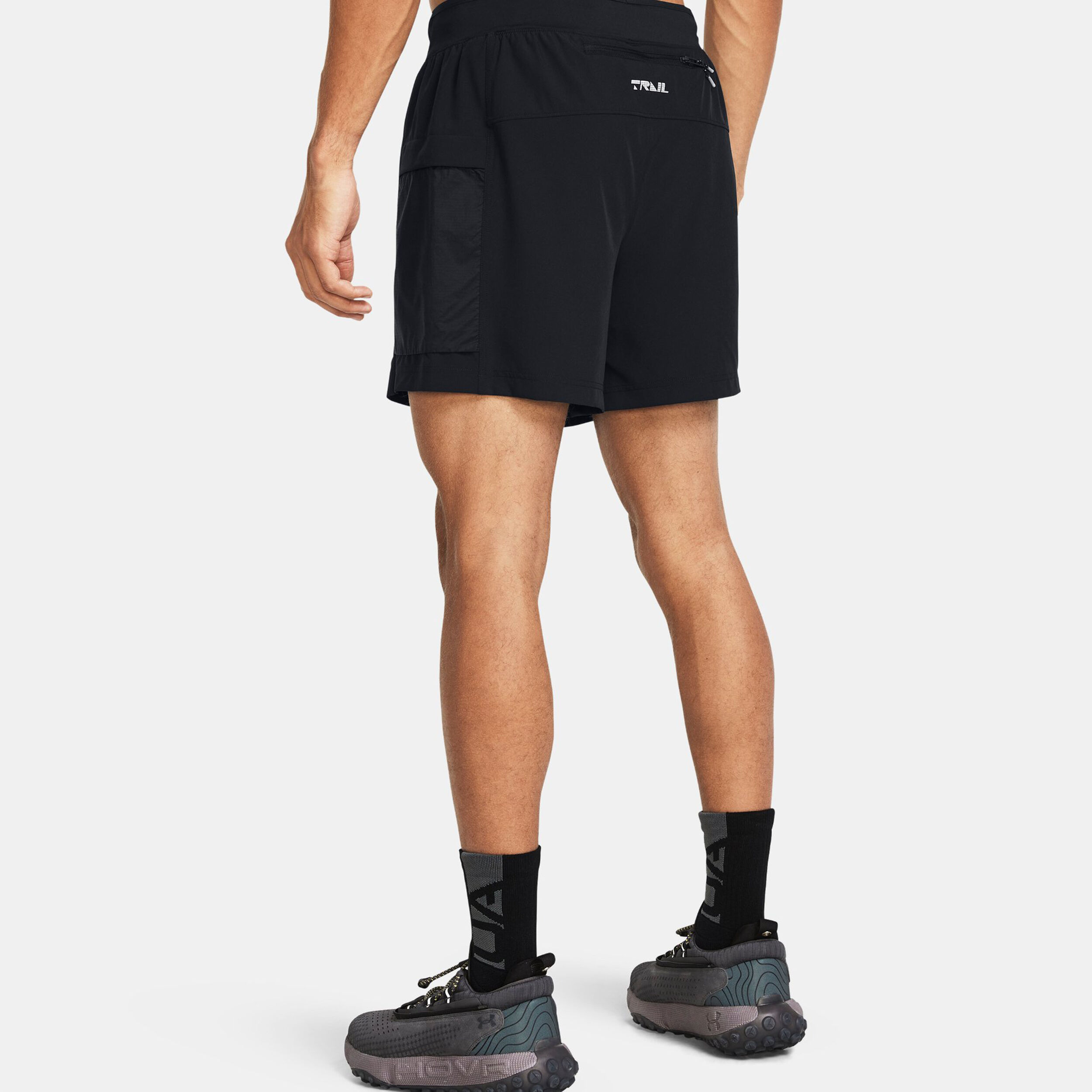 Run Trail Shorts Herren - Schwarz