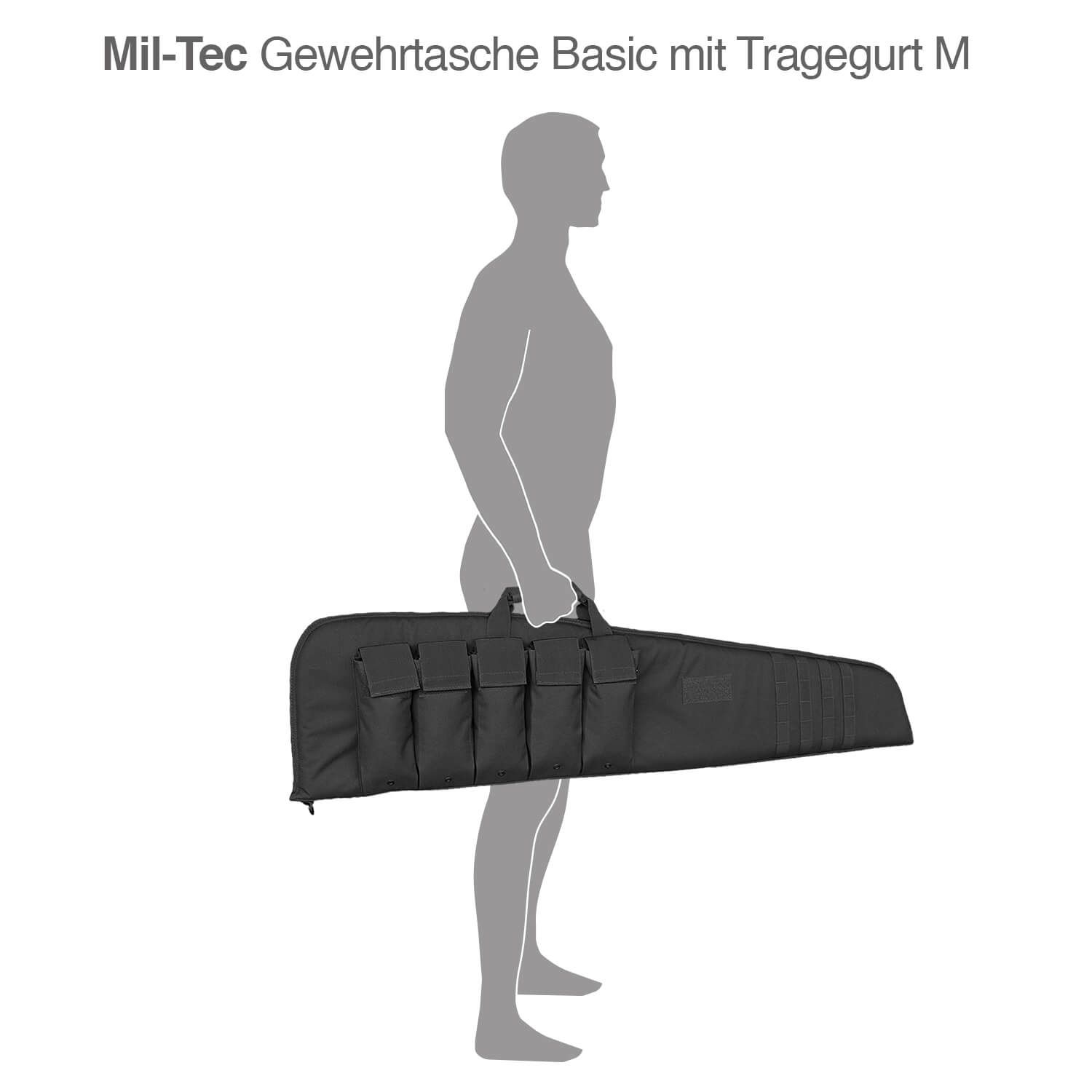 Gewehrtasche Basic mit Tragegurt