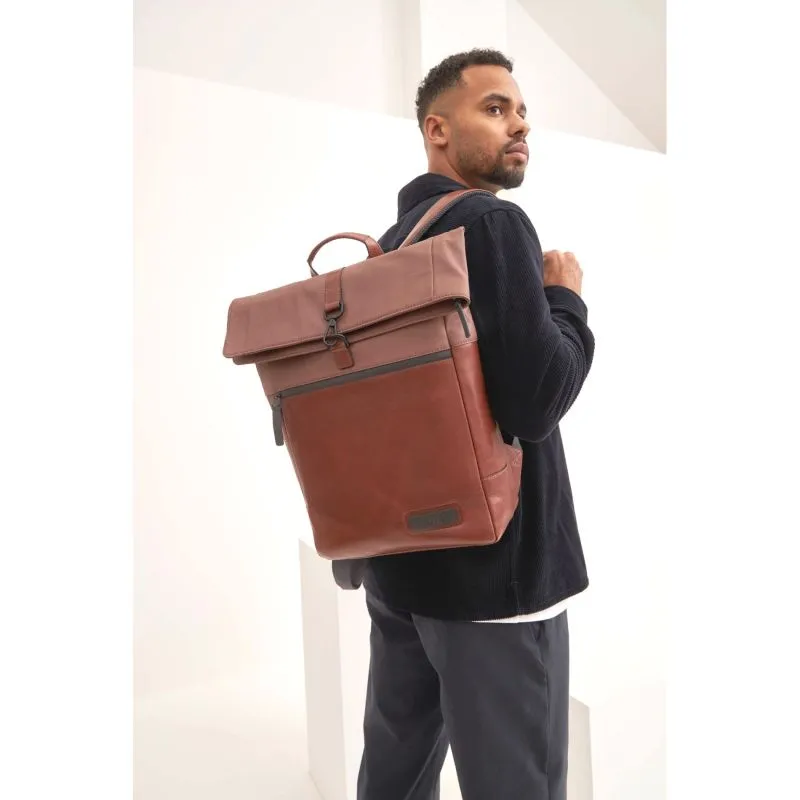 Jost MALMÖ Kurierrucksack - cognac