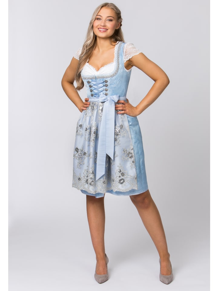 Stockerpoint Stockerpoint Dirndl Maya in hellblau günstig kaufen